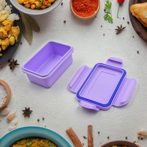 5365 Lunch Box Plastic with steel plate, small lunch box High Quality Box For Kids School Customized Plastic Lunch Box for Girls & Boy 