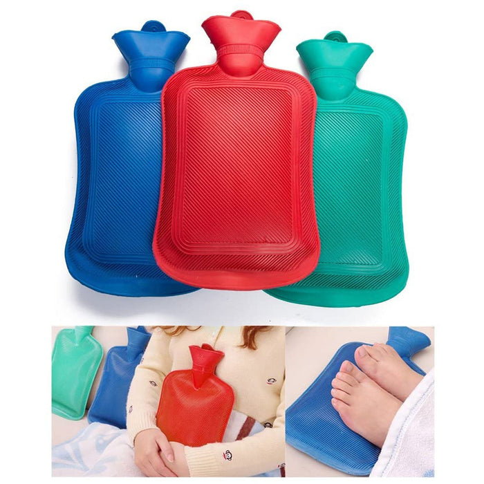 395 (Small) Rubber Hot Water Heating Pad Bag for Pain Relief 