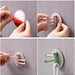 Sticky hook with 180° foldable design for kitchen and bathroom