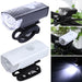 1637 USB Rechargeable Bicycle Light Set 400 Lumen Super Bright Headlight Front Lights 