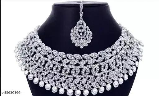 Rhodium Plated Jewellery Set White Austrian Diamond women fashion